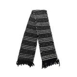 Nail Stripe Wool Muffler
