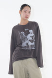 Ever oasis printing long sleeve tee