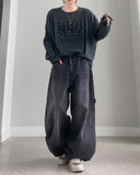 Spico Maxi Balloon Black Denim