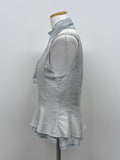 [Scarf SET] Liber Frill Sleeveless Blouse