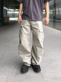 Barz Cut Curved Wide Pants