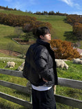Plan) Unisex puffer micro short padding