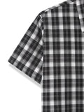 East Cropped Square Check Shirt