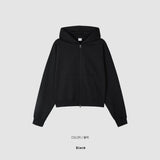 Crop Hood Zip-Up