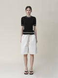 [Premium] Smith Color Matching Short Sleeve Knit