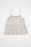 Valine frill bustier top