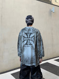 Dirty Painted Washed West Long Sleeve