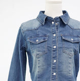 Mintini washed denim shirt