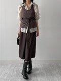 Jude Pintuck A-Line Midi Skirt