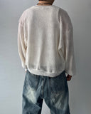 Summer See-Through Balloon Cardigan