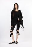 Wavy foam cardigan