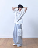 Patch Nylon Curved Pants