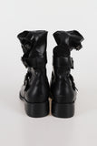 Three Buckle Strap Middle Boots