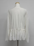 Rose Frill Loose Fit Blouse