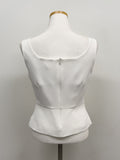 Caitlin Pintuck Square Neck Bustier