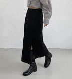 [FW] Betty Slit H-Line Long Skirt