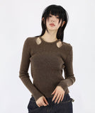 Jennifer open shoulder knit