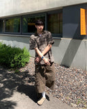 Kitchi Stripe Collar Short Sleeve T-shirt