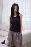 Nylon Two-Tuck Pants
