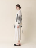 [Premium] Par Stripe V Knitwear
