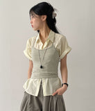 Lollipop Stripe Halter Neck Sleeveless