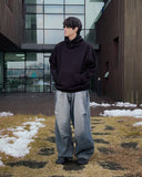 Frang washed denim pants
