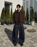 Giwoo Curved Denim Pants