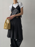 Roll-up Short Sleeve Crop T-Shirt