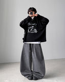 Natty Herringbone Balloon Pants
