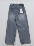 103 Grayish Wide Denim Pants