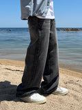 Milk Washed Gray Denim