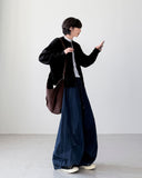 Muted Line Balloon Denim