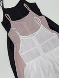 Melon lace bustier one-piece