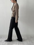 Record Semi Bootcut Cotton Pants