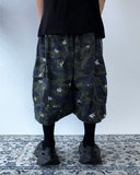 Flower Camo Cargo Bermuda Pants