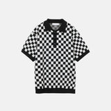 Checker Collar Knit