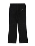 EMBOSSED BOOTCUT RIVET DENIM