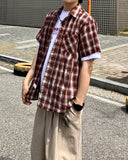 Breeze Check Half Shirt