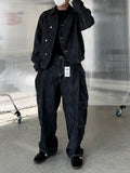 Non-Fade Curved Cargo Denim