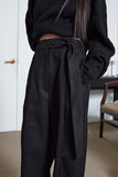 button belt slacks