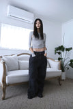 Loom biker cotton pants