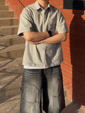 Double-Pocket Carpenter Bermuda Denim