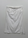 Pocket nylon long skirt