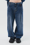 Cole Side Tuck Wide Denim