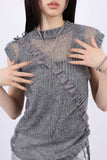 Sharon String Sleeveless Set Top