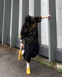 Glossy Parachute Coating Bermuda Pants