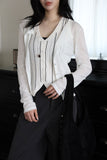 Canny See-Through Cardigan