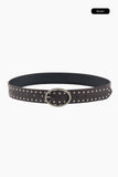 Objet oval stud belt