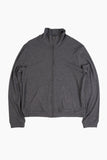 Bren brushed high-neck zip-up