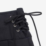 Armor pleated corset skirt